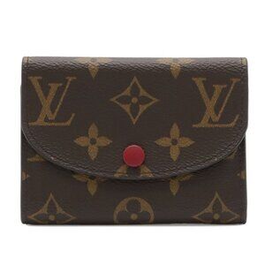 Louis Vuitton Monogram Porte Monnaie Rosalie Coin Purse Fuchsia Pink